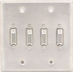 Double Gang DVI face plates