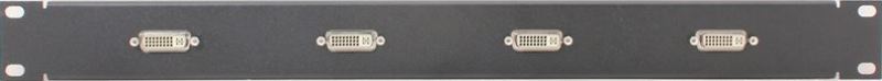 1RU 4 Port DVI Patch Panel